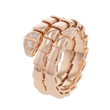 Load image into Gallery viewer, BVLGARI Serpenti Viper Ring Size M(Approximately No.11-13)357876 18K Pink Gold
