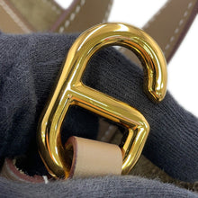 将图像加载到图库查看器中，HERMES In the loop Etoupe Taurillon Clemence Swift Leather Size 18
