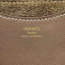 将图像加载到图库查看器中，HERMES In the loop Etoupe Taurillon Clemence Swift Leather Size 18
