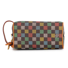 将图像加载到图库查看器中，LOUIS VUITTON Locker Dopp Kit Brown/MulticolorN00151 Byrds Damier Ebene
