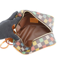 Load image into Gallery viewer, LOUIS VUITTON Locker Dopp Kit Brown/MulticolorN00151 Byrds Damier Ebene
