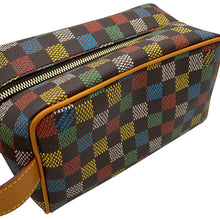 Load image into Gallery viewer, LOUIS VUITTON Locker Dopp Kit Brown/MulticolorN00151 Byrds Damier Ebene
