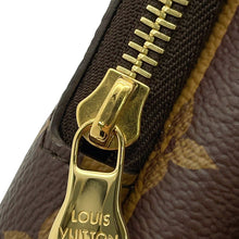 Load image into Gallery viewer, LOUIS VUITTON Striped Double Phone Pouch LV MADE NIGO RS BrownM81005 Monogram stripe
