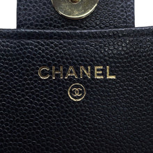 Load image into Gallery viewer, CHANEL Matelasse Flap ChainShoulder Phone Pouch BlackAP2096 Caviar Leather
