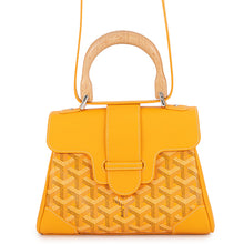 将图像加载到图库查看器中，GOYARD Saigon YellowSAIGONMINTY08CL08P PVC Leather Size Mini

