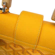 将图像加载到图库查看器中，GOYARD Saigon YellowSAIGONMINTY08CL08P PVC Leather Size Mini
