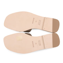 将图像加载到图库查看器中，HERMES Oran Sandals Etoupe Epsom Size 35
