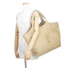 Load image into Gallery viewer, SAINT LAURENT PARIS Icare Maxi Shopping Bag Beige698651 Suede leather
