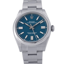 Load image into Gallery viewer, ROLEX Oyster Perpetual W41mm Stainless Steel Med Blue Dial134300
