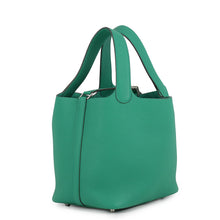 Load image into Gallery viewer, HERMES Picotin Lock Vert Vertigo Taurillon Clemence Size PM
