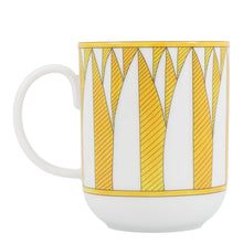 将图像加载到图库查看器中，HERMES Soleil de HERMES NO2 Mug Yellow/WhiteP046131P Porcelain
