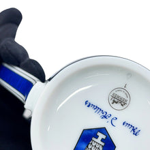 将图像加载到图库查看器中，HERMES Tall Blue D'ailleurs Mug No. 1 Blue/WhiteP030138P Porcelain
