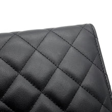Load image into Gallery viewer, CHANEL Matelasse Classic Chain Wallet BlackAP0250 Lambskin
