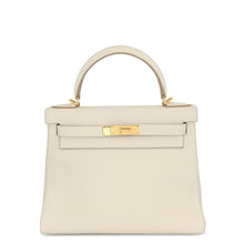 Load image into Gallery viewer, HERMES Kelly Retourne Craie Taurillon Clemence Size 28
