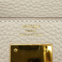 Load image into Gallery viewer, HERMES Kelly Retourne Craie Taurillon Clemence Size 28

