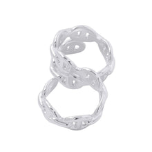 Load image into Gallery viewer, HERMES Chaine d'Ancre Double Ring Size 54/#14 SV925

