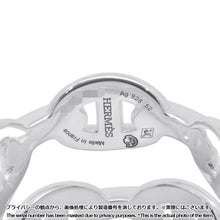 Load image into Gallery viewer, HERMES Chaine d'Ancre Double Row Ring Size 52/#12 SV925
