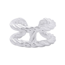 将图像加载到图库查看器中，HERMES Chaine d'Ancre Area 2 TwistRing Size 55/#15 SV925

