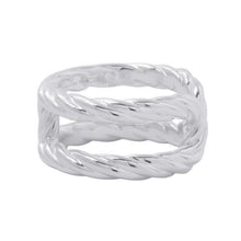 将图像加载到图库查看器中，HERMES Chaine d'Ancre Area 2 TwistRing Size 55/#15 SV925
