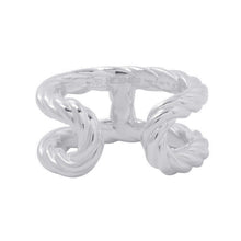 将图像加载到图库查看器中，HERMES Chaine d'Ancre Area 2 TwistRing Size 55/#15 SV925

