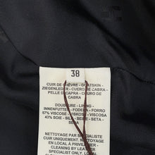 将图像加载到图库查看器中，HERMES Blouson 《City》 Size 38 Black Chèvre Grénet
