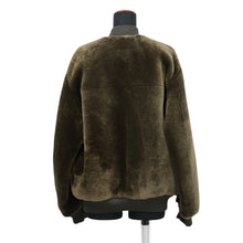 将图像加载到图库查看器中，PRADA reversible blouson Size 38 Khaki58A246 15VF Mongolian Sheepskin Fur Nylon
