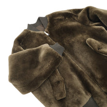 将图像加载到图库查看器中，PRADA reversible blouson Size 38 Khaki58A246 15VF Mongolian Sheepskin Fur Nylon
