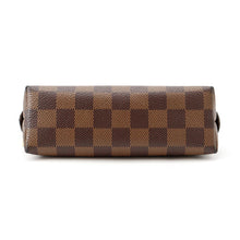 将图像加载到图库查看器中，LOUIS VUITTON Pochette Cosmetic RedN47516 Damier Ebene Canvas Size PM
