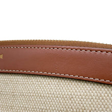 Load image into Gallery viewer, CELINE Triomphe Pouch Beige/Tan Canvas Leather
