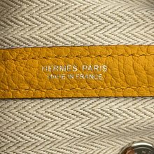 Load image into Gallery viewer, HERMES Garden Party Jaune Ambre Country Leather Size TPM
