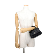 Load image into Gallery viewer, CHANEL Coco Handle 2WAYBag BlackAS2215 Caviar Leather Size XXS
