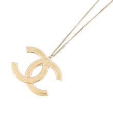 Load image into Gallery viewer, CHANEL CC Logo Necklace GoldAB1456 Metal Rhinestone
