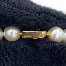 将图像加载到图库查看器中，LOUIS VUITTON Silver・My LV PearlM01990 Gold Plated Faux Pearl
