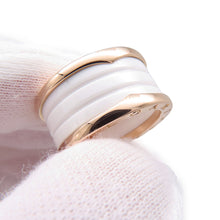 Load image into Gallery viewer, BVLGARI B.Zero1 4-band Ring Size 57/#173720033 K18PG Ceramic
