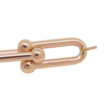 Load image into Gallery viewer, TIFFANY&amp;Co. HardWear Double Long Link Earrings63364282 18K Pink Gold
