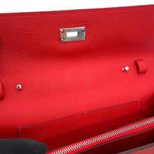 Load image into Gallery viewer, HERMES Kelly wallet long to go Rouge Ladue Evercolor
