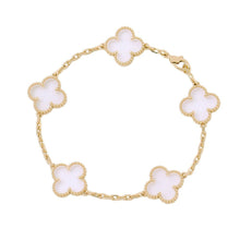 Load image into Gallery viewer, Van Cleef &amp; Arpels Vintage Alhambra 5 Motif BraceletVCARP39D00 18K Yellow Gold
