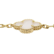 Load image into Gallery viewer, Van Cleef &amp; Arpels Vintage Alhambra 5 Motif BraceletVCARP39D00 18K Yellow Gold
