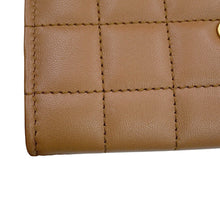 将图像加载到图库查看器中，SAINT LAURENT PARIS Compact Card Holder Brown742430AABVP2536 Lambskin
