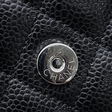 Load image into Gallery viewer, CHANEL Classic Matelasse Chain Shoulder Wallet BlackAP0250 Caviar Leather
