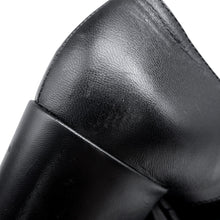 Load image into Gallery viewer, CHANEL Lace-up shoes BlackG45262 Shiny Goatskin Leather Grosgrain Size 37C
