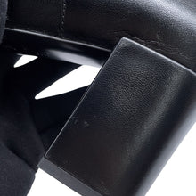 Load image into Gallery viewer, CHANEL Lace-up shoes BlackG45262 Shiny Goatskin Leather Grosgrain Size 37C
