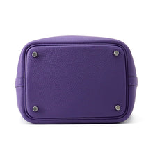 Load image into Gallery viewer, HERMES Picotin Lock Purple Taurillon Clemence Size PM
