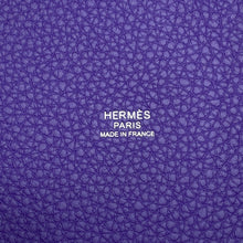 Load image into Gallery viewer, HERMES Picotin Lock Purple Taurillon Clemence Size PM
