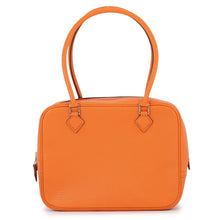 将图像加载到图库查看器中，HERMES Plume Orange Chevre Myzore Goatskin Size Mini

