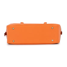 将图像加载到图库查看器中，HERMES Plume Orange Chevre Myzore Goatskin Size Mini
