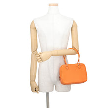 Load image into Gallery viewer, HERMES Plume Orange Chevre Myzore Goatskin Size Mini
