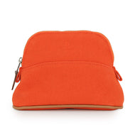HERMES BolidePouch Orange・Feu Cotton100% Size Mini mini