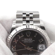 Load image into Gallery viewer, ROLEX Datejust W31mm Stainless Steel K18WG Dark Gray Dial278274
