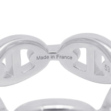 将图像加载到图库查看器中，HERMES Chaine d'Ancre Anchene Ring Size PM/53/#13 SV925
